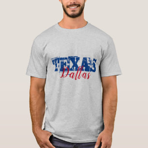 Dallas Texas Dual Font T-Shirt