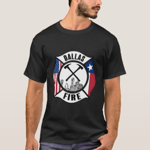 Dallas Texas Fire Rescue Department Firefighters D T-Shirt