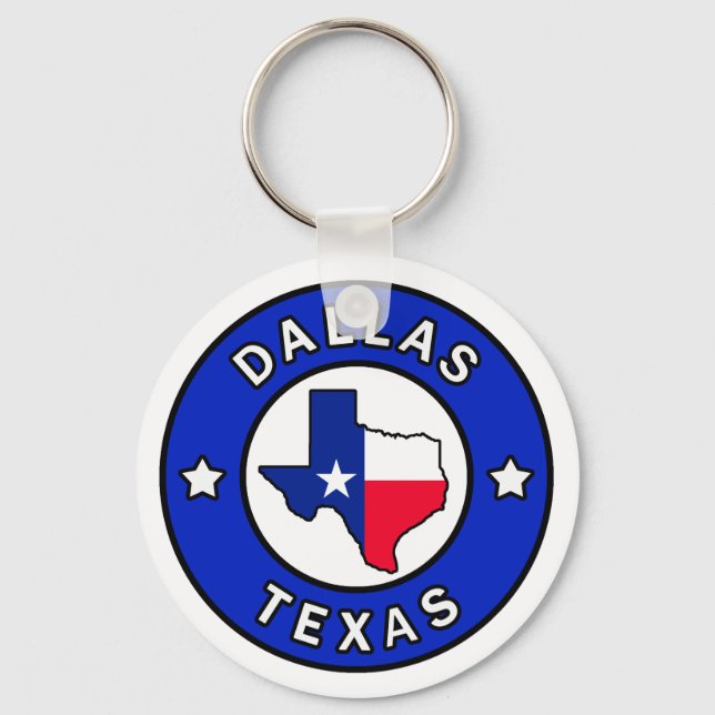 Dallas Texas keychain (Front)