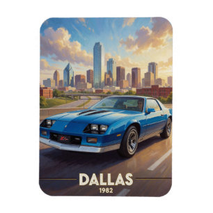 Dallas Texas Performance Roads 1982 Magnet