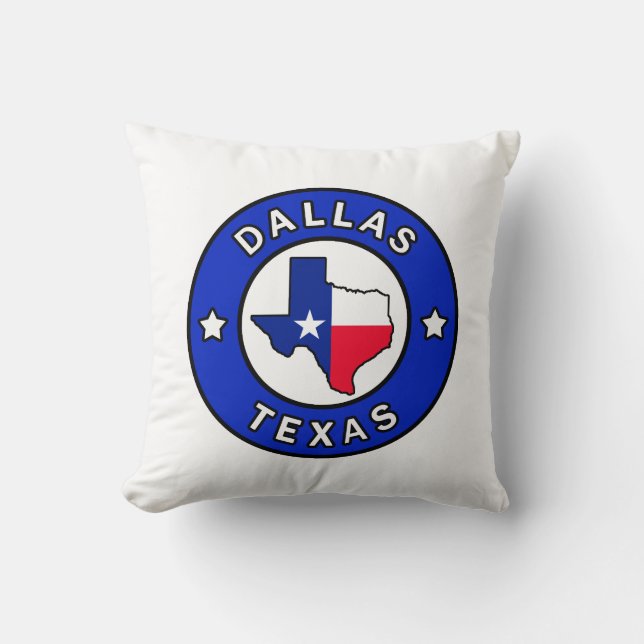 Dallas Texas pillow (Front)