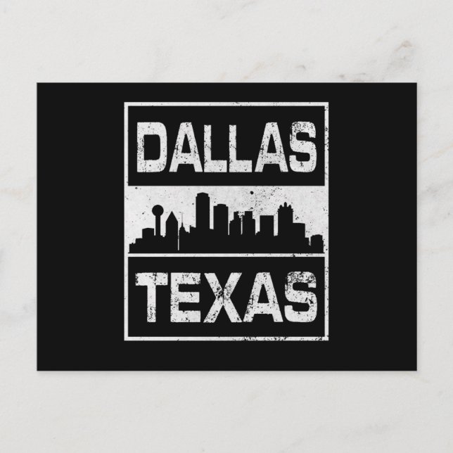 Dallas Texas Postcard (Front)