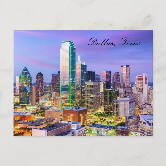 DALLAS TEXAS POSTCARD (Front)