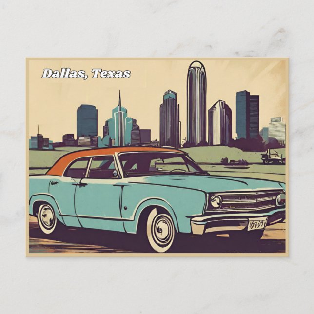 Dallas, Texas Postcard (Front)