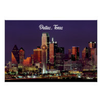 Dallas, Texas skyline at dusk