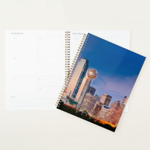 Dallas Texas Skyline Calendar Planner