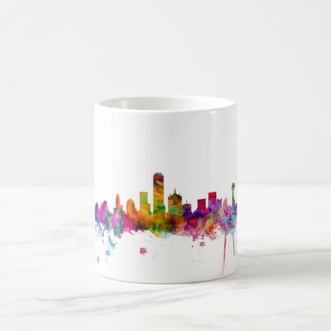 Dallas Texas Skyline Coffee Mug (Center)