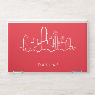Dallas Texas Skyline HP Laptop Skin