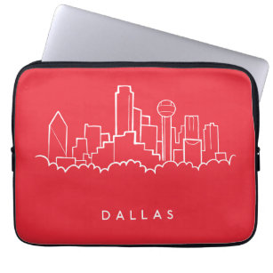 Dallas Texas Skyline Laptop Sleeve