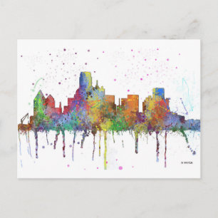 DALLAS, TEXAS SKYLINE POSTCARD
