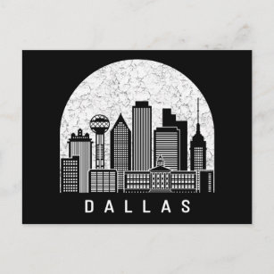 Dallas Texas Skyline Postcard