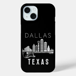Dallas Texas Souvenir Music Guitar Player Dallas iPhone 15 Case