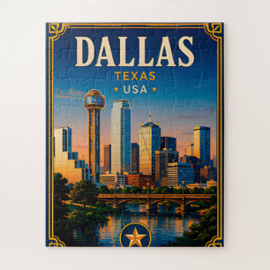 ⭐ Dallas Texas Vacation Memory Jigsaw Puzzle