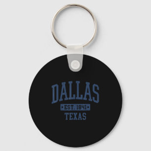 Dallas Texas Vintage Srts Design Dallas Key Ring