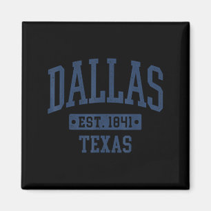 Dallas Texas Vintage Srts Design Dallas Magnet