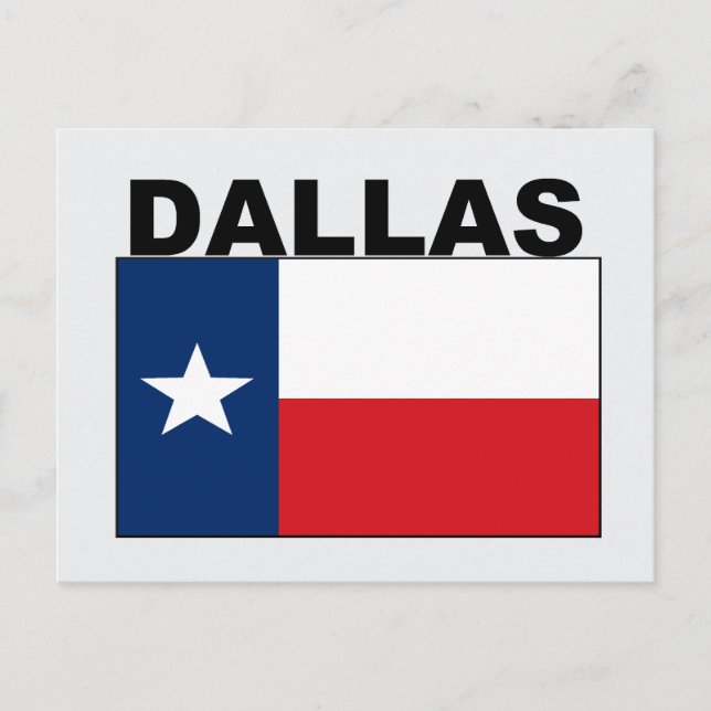 Dallas, TX Postcard (Front)