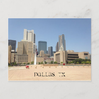 "DALLAS, TX" POSTCARD