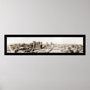 Dallas TX Skyline Photo 1920 Poster