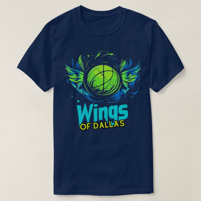 Dallas Wings American Basketball WNBA TShirt (Design Front)