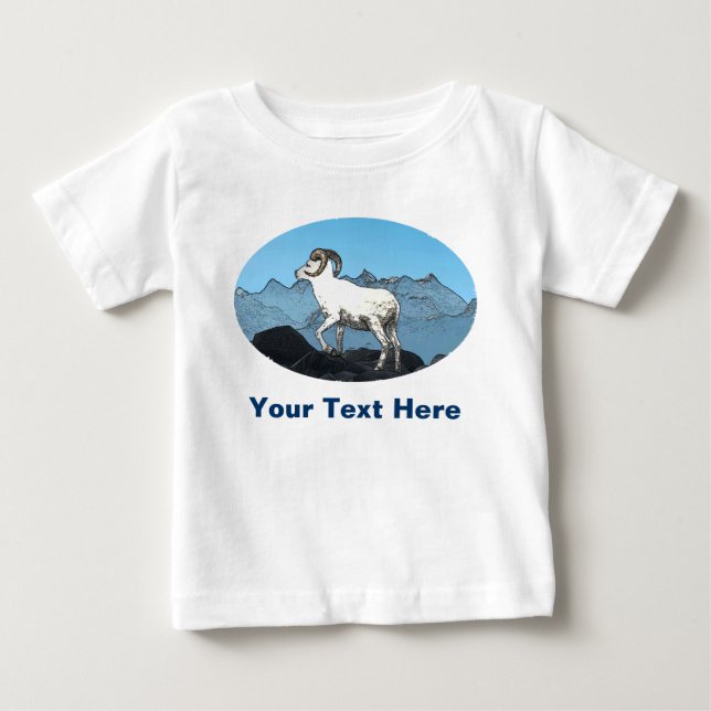 Dall's Sheep Baby T-Shirt (Front)