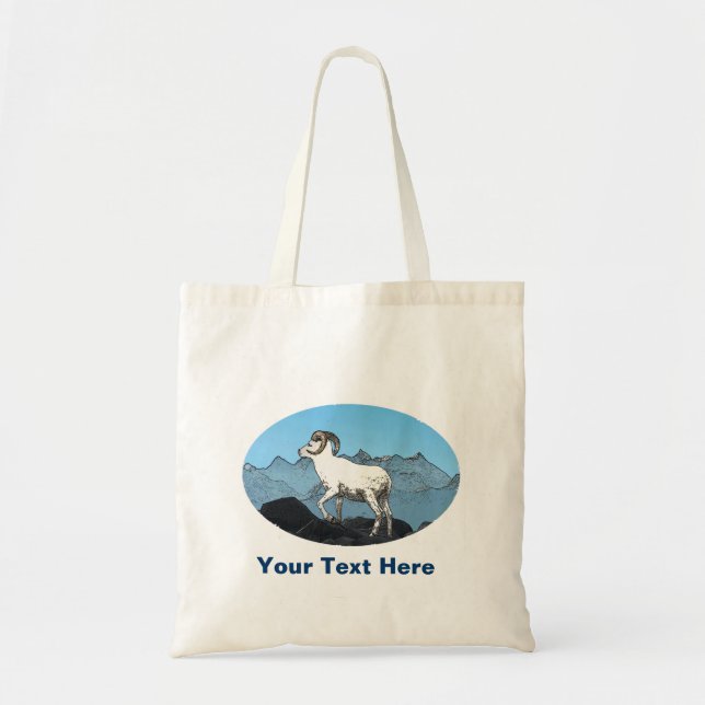 Dall's Sheep Tote Bag (Front)