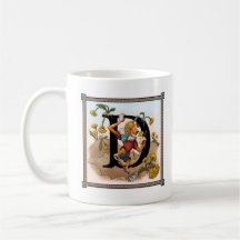 Dally Letterblock Mug - featuring the Letter "D"