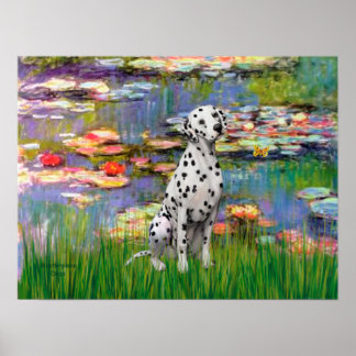 Dalmatian 1 - Lilies 2 Poster