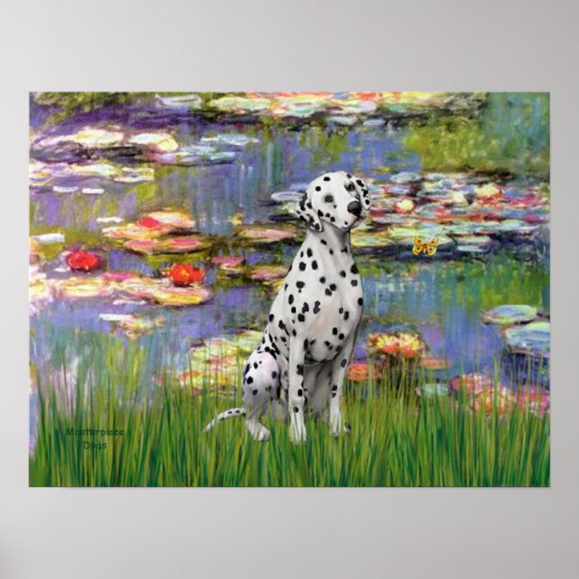 Dalmatian 1 - Lilies 2 Poster (Front)