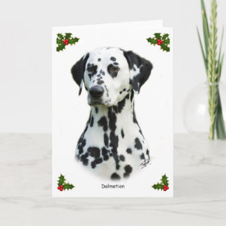 Dalmatian 9T004D-367 Holiday Card