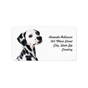 Dalmatian Address Label