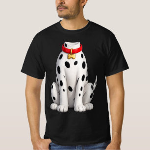 Dalmatian Adult Men Women Kids Dalmatian Costume  T-Shirt