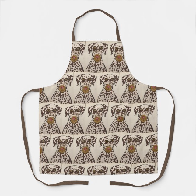 Dalmatian All-Over Print Apron, Medium Apron (Front)