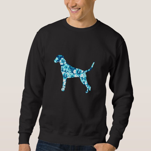 Dalmatian Aloha Hawaiian Dog Sweatshirt (Front)