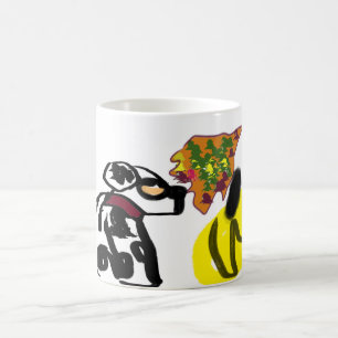 Dalmatian and autumn coffee mug