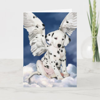 Dalmatian Angel Puppy Card