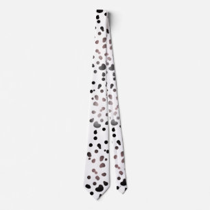 Dalmatian Animal Print Cruella Deville Neck Tie