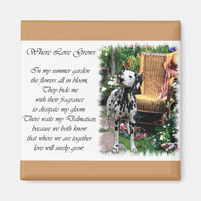 Dalmatian Art Gifts Magnet (Front)