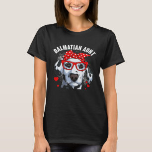 Dalmatian Aunt Dog Family Matching Mother s Day W T-Shirt