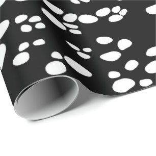 Dalmatian   Back & White Wrapping Paper