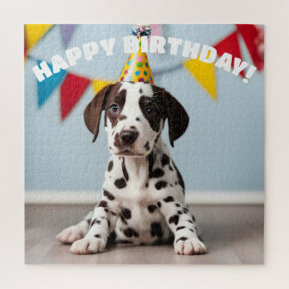 Dalmatian Birthday Party Jigsaw Puzzle