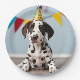 Dalmatian Birthday Party Paper Plate