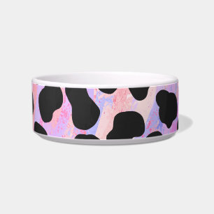 Dalmatian Black and Pink Print Bowl