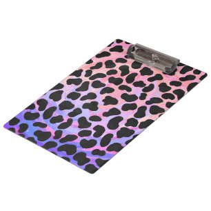 Dalmatian Black and Pink Print Clipboard