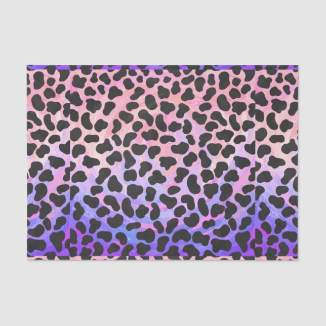 Dalmatian Black and Pink Print Tissue Paper (Front)