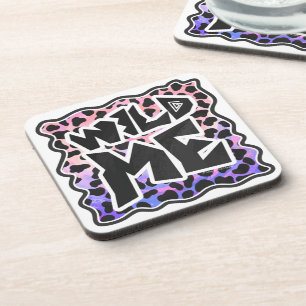 Dalmatian Black and Pink Wild Me Coaster