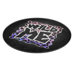 Dalmatian Black and Pink Wild Me Cutting Board