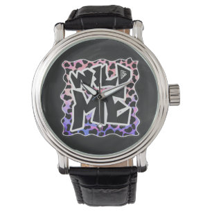 Dalmatian Black and Pink Wild Me Watch