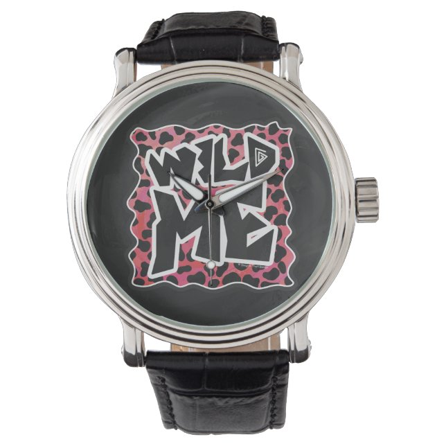 Dalmatian Black and Red with Wild Me Watch (Front)