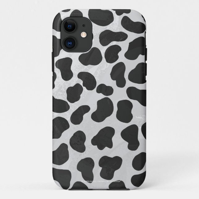 Dalmatian Black and White Print Case-Mate iPhone Case (Back)