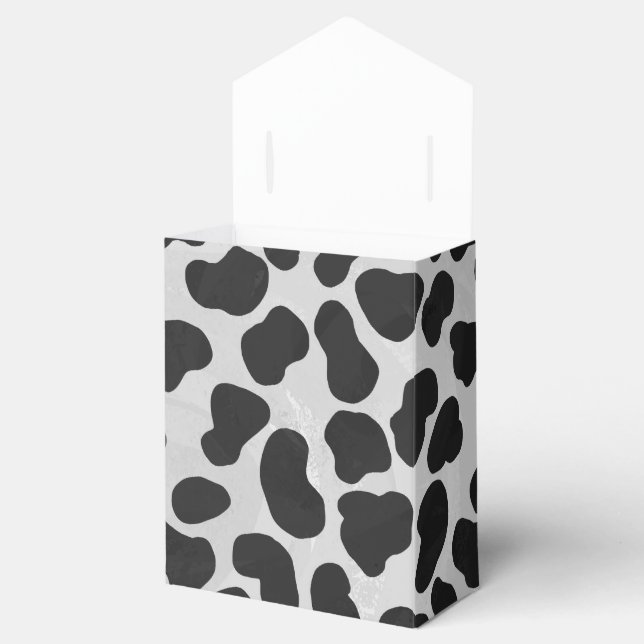 Dalmatian Black and White Print Favour Box (Opened)